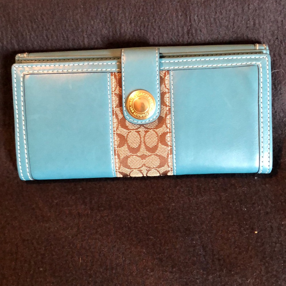 Coach leather wallet